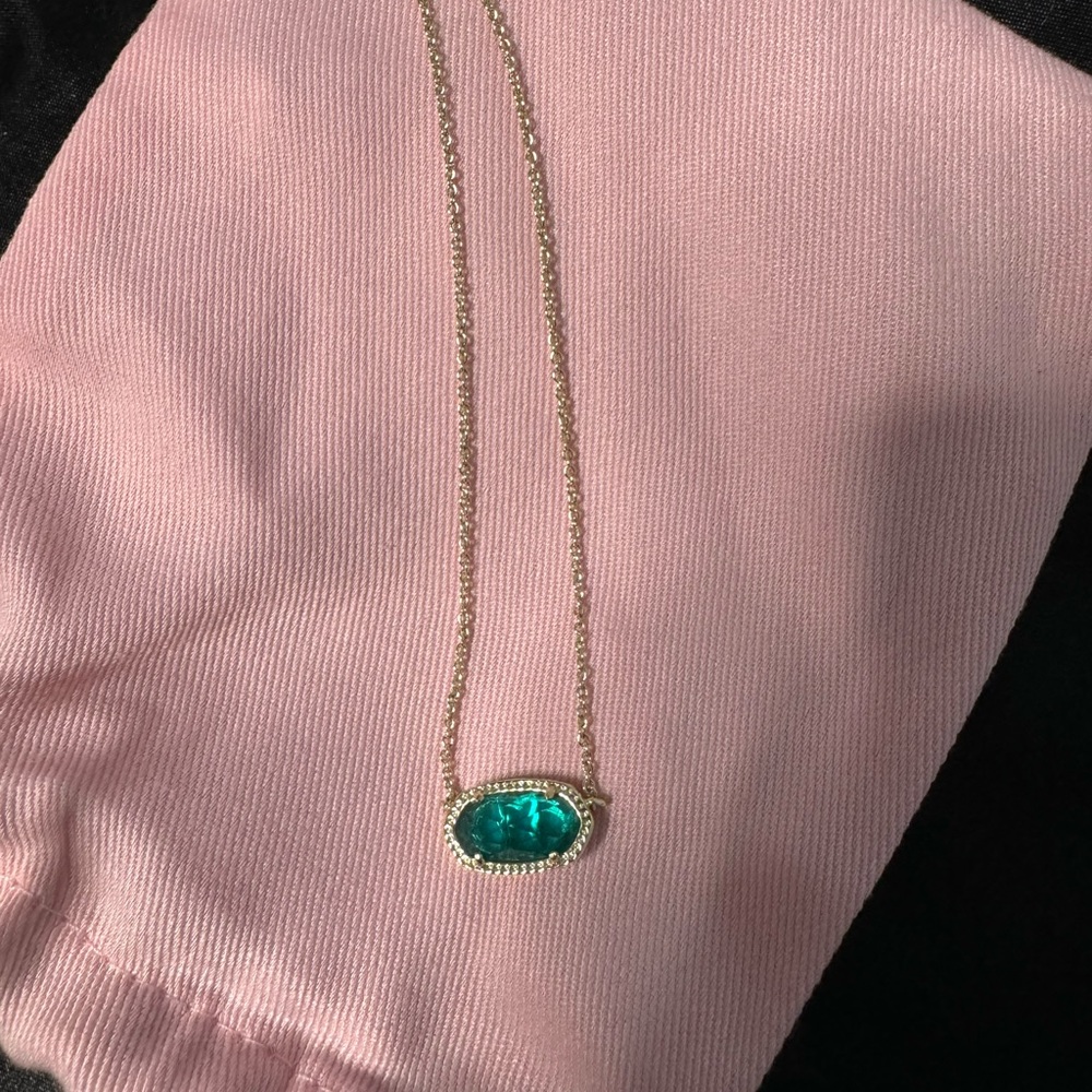 Kendra Scott Elisa Necklace London Blue Glass